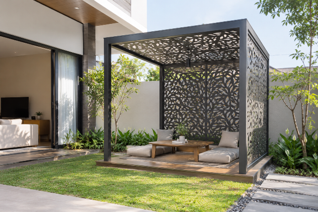 Gazebo laser cut