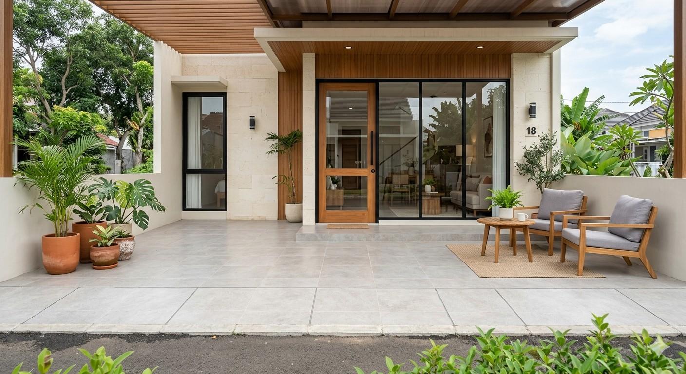 5 Desain Rumah Tanpa Pagar yang Estetis dan Tetap Aman