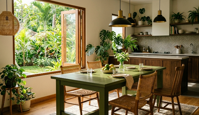 5 Warna Meja Dapur Terpopuler Bikin Ruangan Makin Estetik