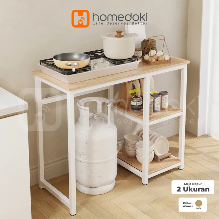 5 Meja Kompor Minimalis Terbaik 2026, Cocok untuk Dapur Kecil