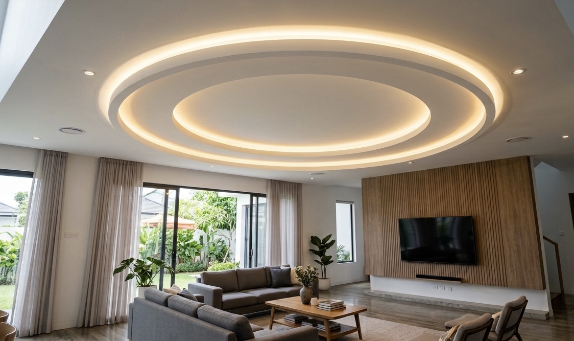 5 Model Plafon <i>Drop Ceiling</i> yang Bikin Rumah Makin Elegan dan Modern