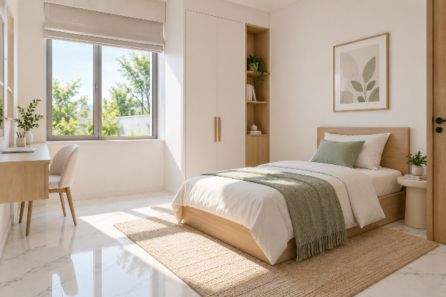 Kamar Tidur Minimalis Putih