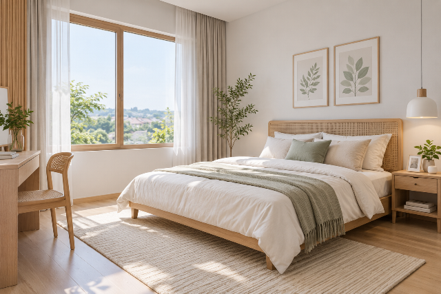Kamar Tidur Minimalis Skandinavia