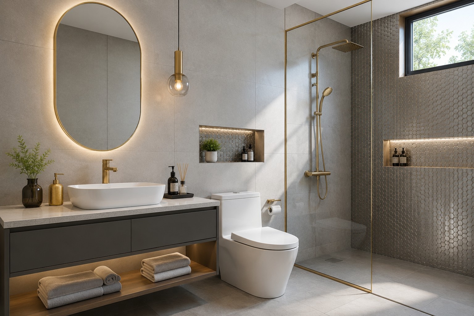 5 Ide Desain Kamar Mandi Minimalis yang Simpel dan Nyaman
