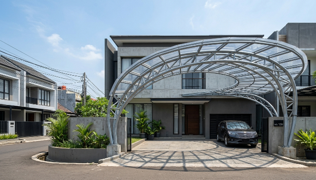 Lagi Tren, Ini Desain Kanopi Baja Ringan Favorit