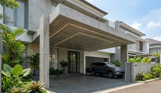Kanopi Minimalis Mewah, Sentuhan Elegan untuk Hunian Modern