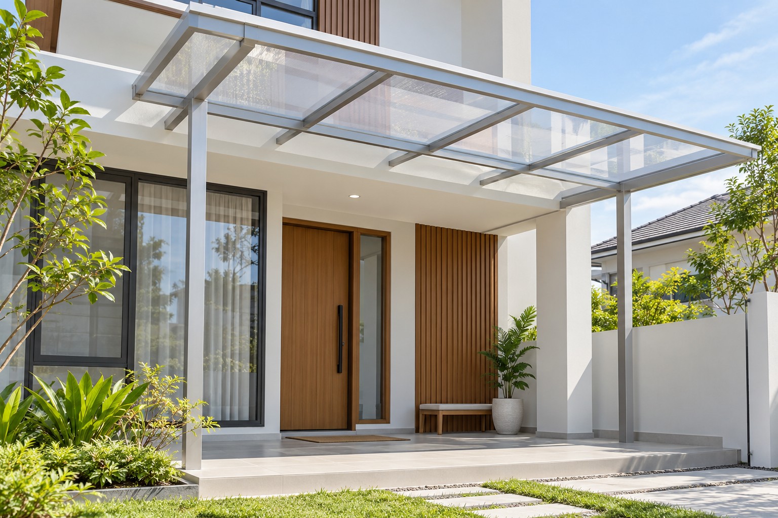Kanopi Transparan Rangka Aluminium-500kb