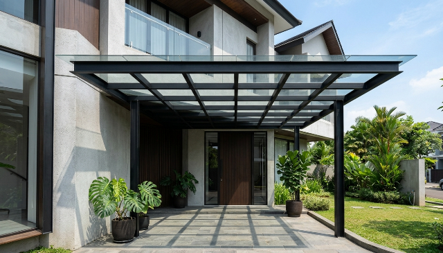 Inspirasi Kanopi Minimalis untuk Teras Rumah