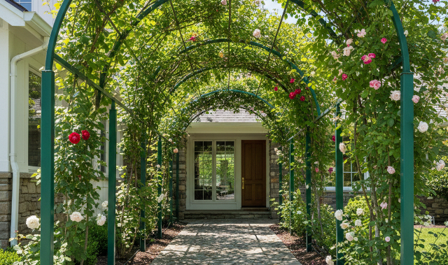 Inspirasi Kanopi Tanaman Rambat untuk Rumah Tropis