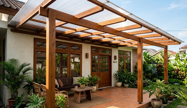 Teras Makin Cantik, Ini 5 Inspirasi Kanopi Rumah