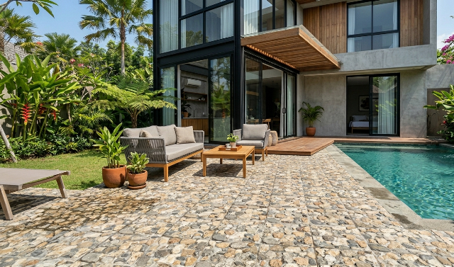 Inspirasi Keramik Kasar Antislip untuk Rumah Estetis