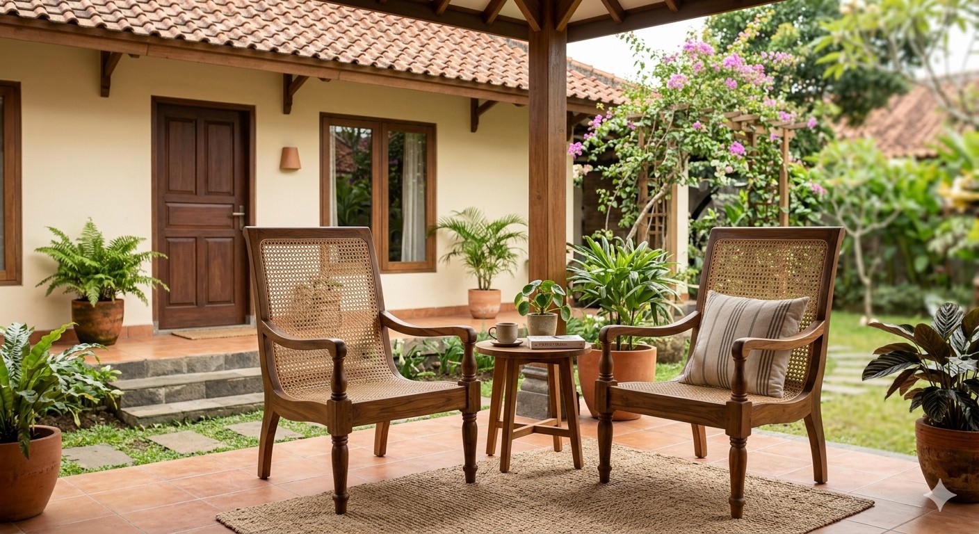 5 Inspirasi Kursi Santai Teras agar Rumah Terlihat Estetis
