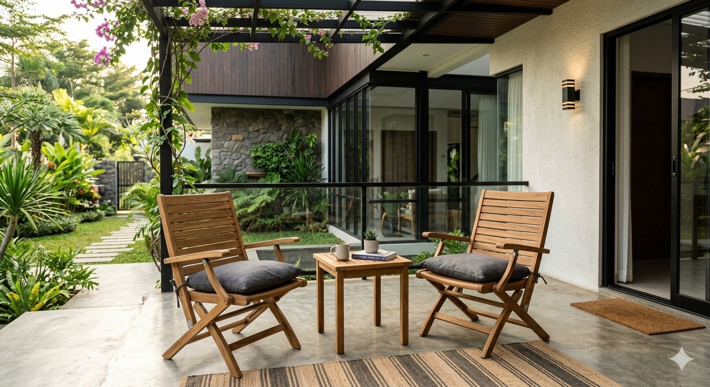 5 Inspirasi Kursi Santai Teras agar Rumah Terlihat Estetis