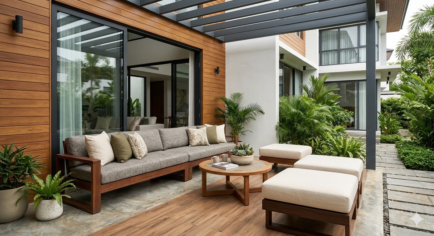 5 Inspirasi Kursi Santai Teras agar Rumah Terlihat Estetis
