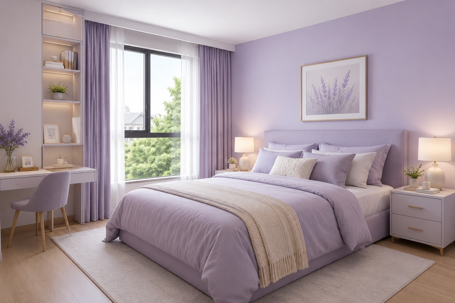 5 Inspirasi Warna Kamar Tidur Paling Menenangkan untuk Istirahat