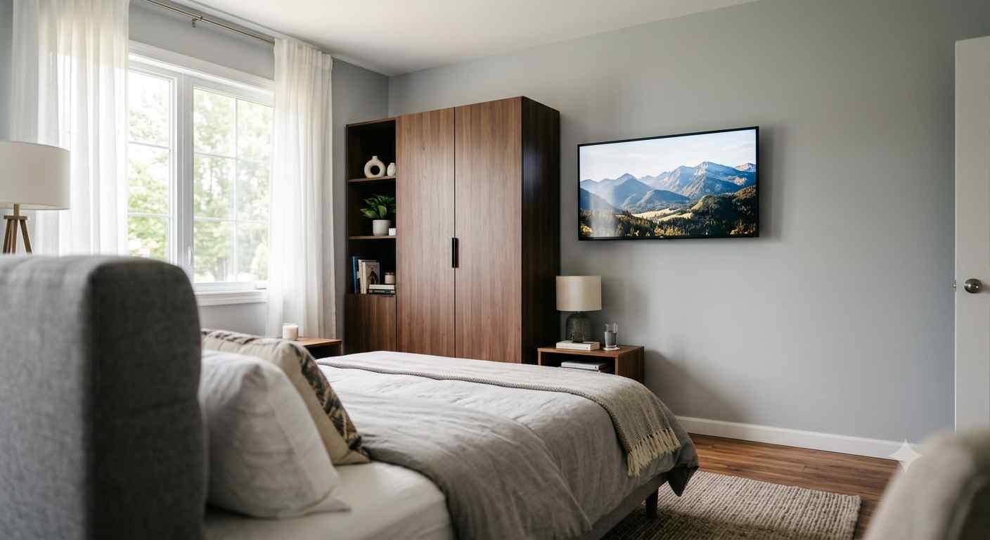 5 Ide Posisi TV di Kamar agar Nyaman Ditonton dari Tempat Tidur