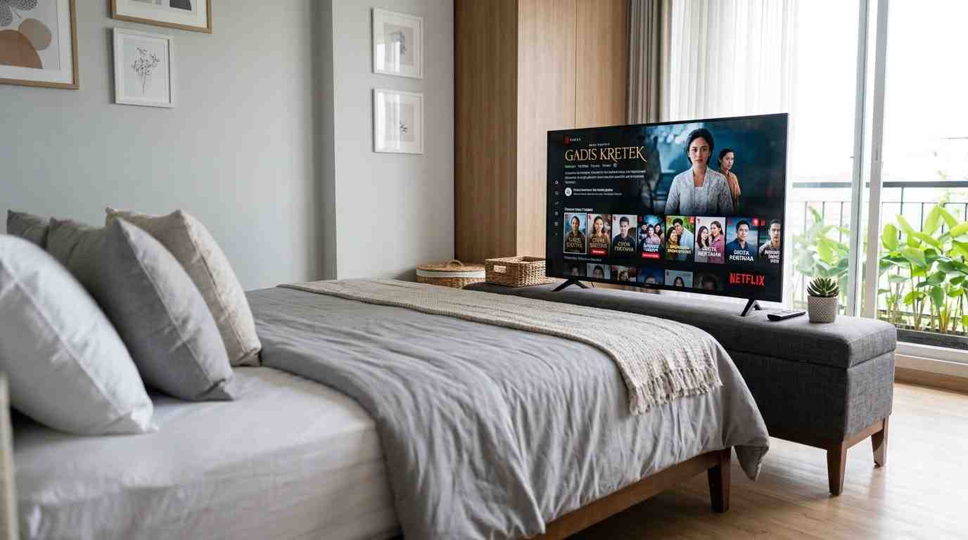 5 Ide Posisi TV di Kamar agar Nyaman Ditonton dari Tempat Tidur