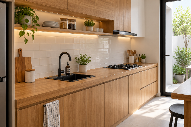 Meja Dapur Kayu