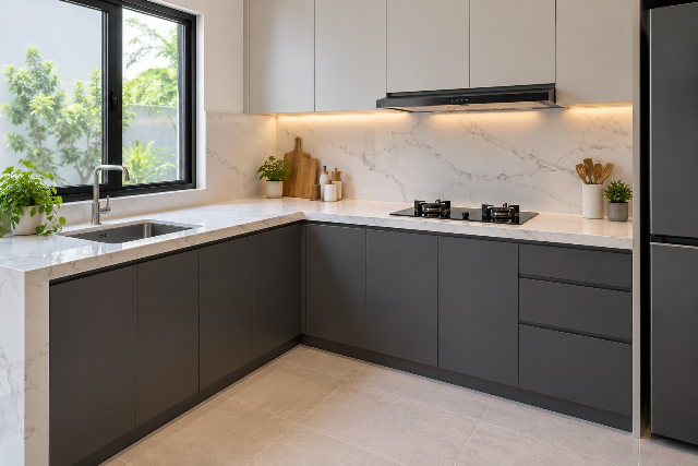 Meja Dapur Quartz