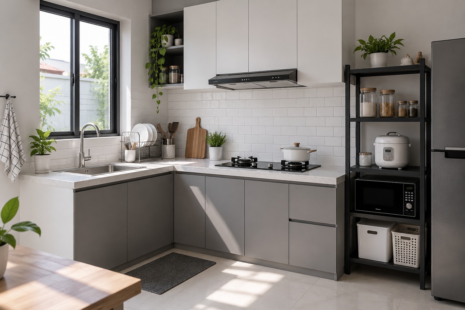 Model Dapur Monokromatik-500kb