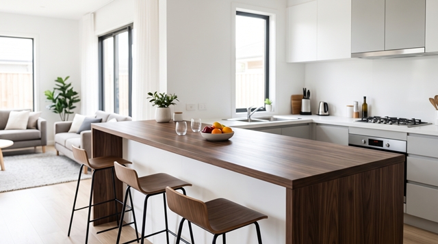 Model Meja Dapur Bar