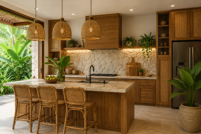 5 Inspirasi Dapur Tropis Modern yang Bikin Rumah Terasa Estetik