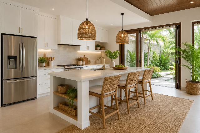 5 Inspirasi Dapur Tropis Modern yang Bikin Rumah Terasa Estetik