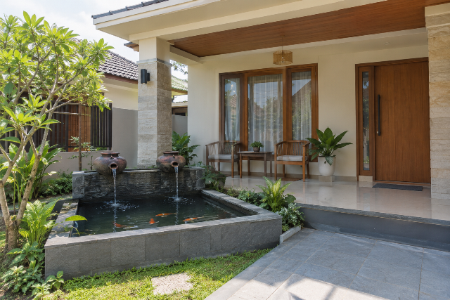 Model kolam ikan minimalis klasik