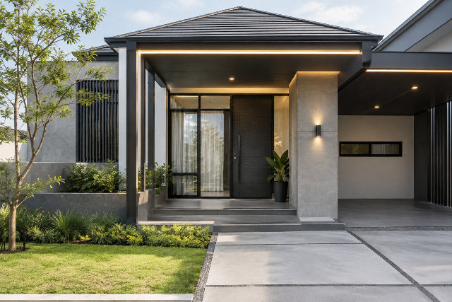 Model teras rumah kontemporer