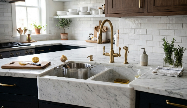 5 Desain Wastafel Dapur Kekinian, Praktis dan Elegan
