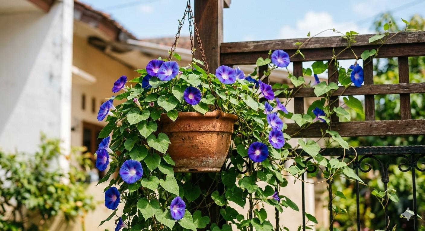 5 Tanaman Rambat Gantung, Bikin Rumah Lebih Adem