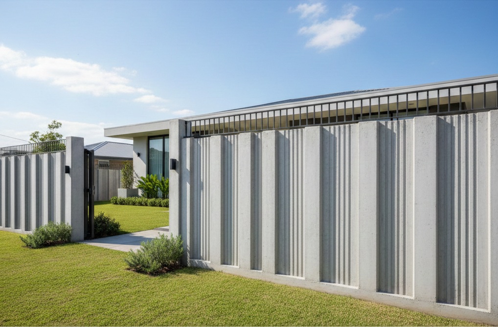 Inspirasi Pagar Beton Minimalis untuk Hunian Modern