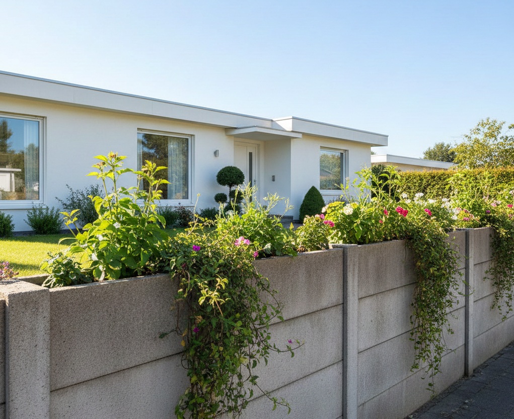 Inspirasi Pagar Beton Minimalis untuk Hunian Modern