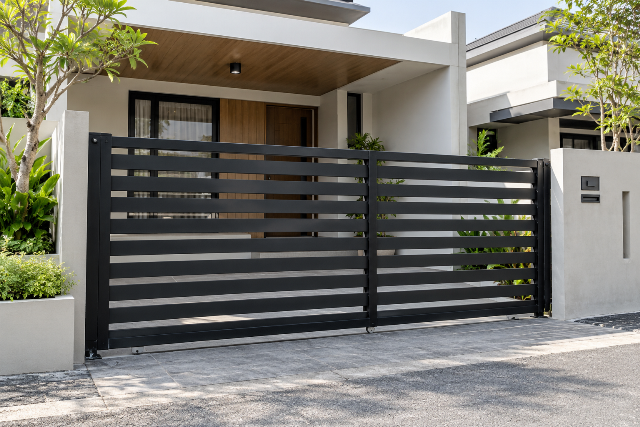 Pagar Minimalis Besi Hollow Horizontal