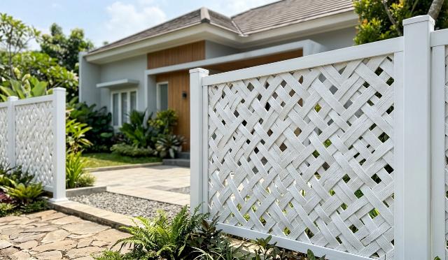 5 Model Pagar PVC Terkini Bikin Rumah Makin Estetik