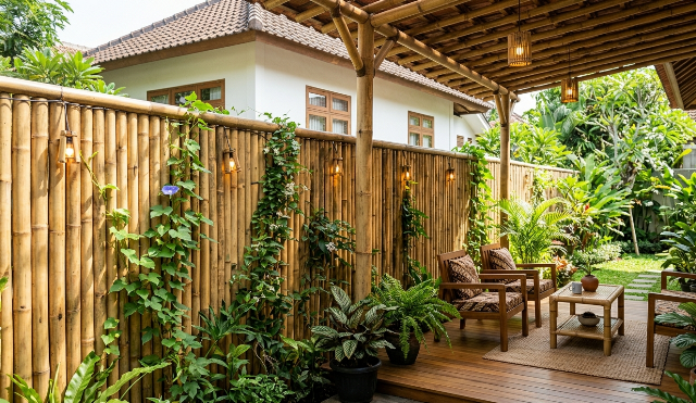 Ide Teras Hijau dengan Bambu, Solusi Hunian Asri dan Estetis