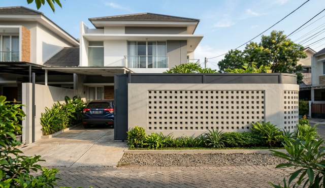 Pagar Hebel Kian Populer, Ini 5 Desain Uniknya