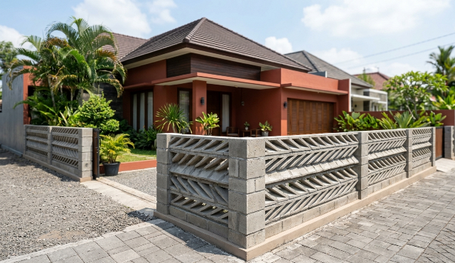 Pagar Hebel Kian Populer, Ini 5 Desain Uniknya