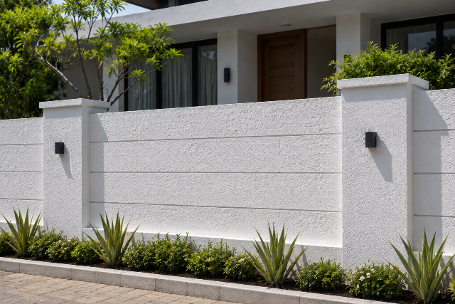 5 Inspirasi Pagar Rumah Minimalis dari Hebel, Modern dan Estetik