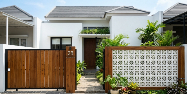 5 Motif Pagar Roster Minimalis untuk Tampilan Rumah Modern