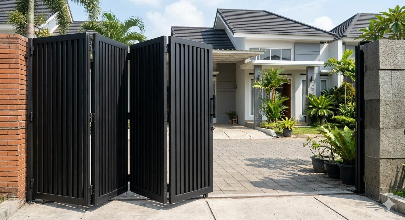 Rumah Sempit? Ini 5 Model Pagar Lipat yang Efisien