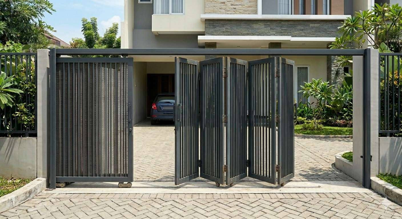 Rumah Sempit? Ini 5 Model Pagar Lipat yang Efisien