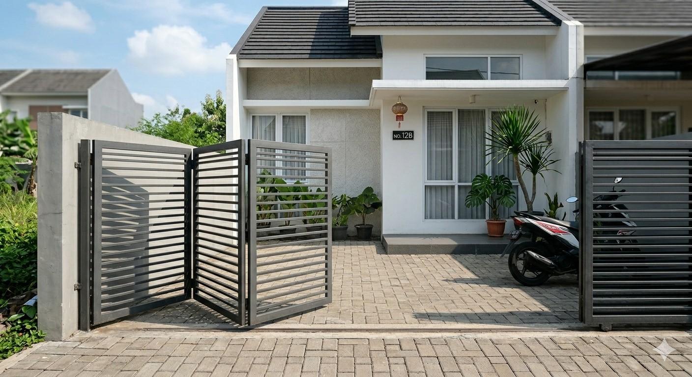 Rumah Sempit? Ini 5 Model Pagar Lipat yang Efisien