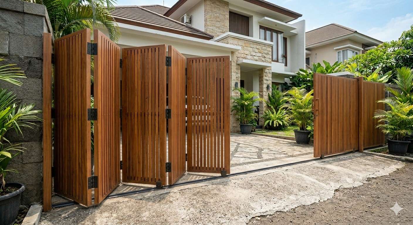 Rumah Sempit? Ini 5 Model Pagar Lipat yang Efisien