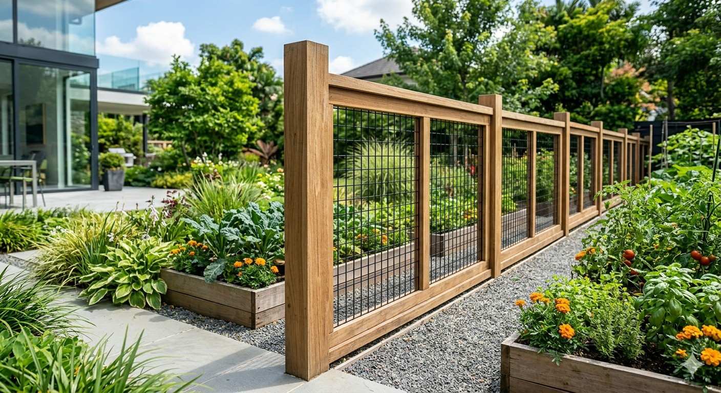 Ingin Eksterior Rumah Tampil Beda? Intip 5 Gaya Pagar Kombinasi Kayu dan Kawat