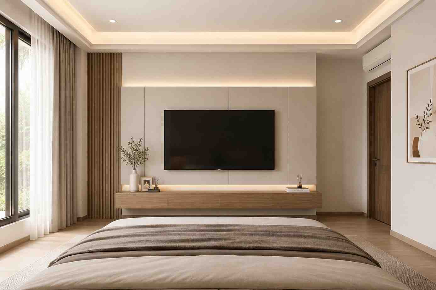5 Ide Posisi TV di Kamar agar Nyaman Ditonton dari Tempat Tidur