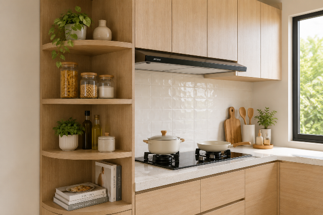 5 Model Rak Dapur Dekat Kompor agar Dapur Lebih Rapi