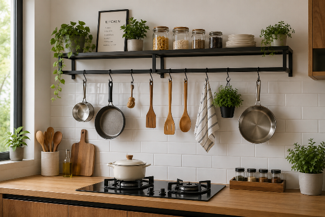 5 Model Rak Dapur Dekat Kompor agar Dapur Lebih Rapi