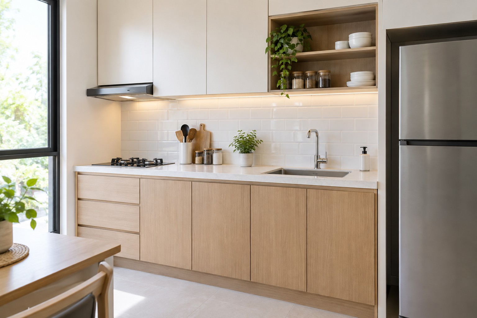 Rak dapur minimalis model kabinet-500kb