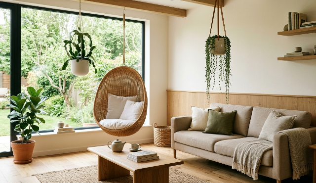 Inspirasi Ruang Tamu dengan Tanaman Gantung, Bikin Rumah Lebih Asri